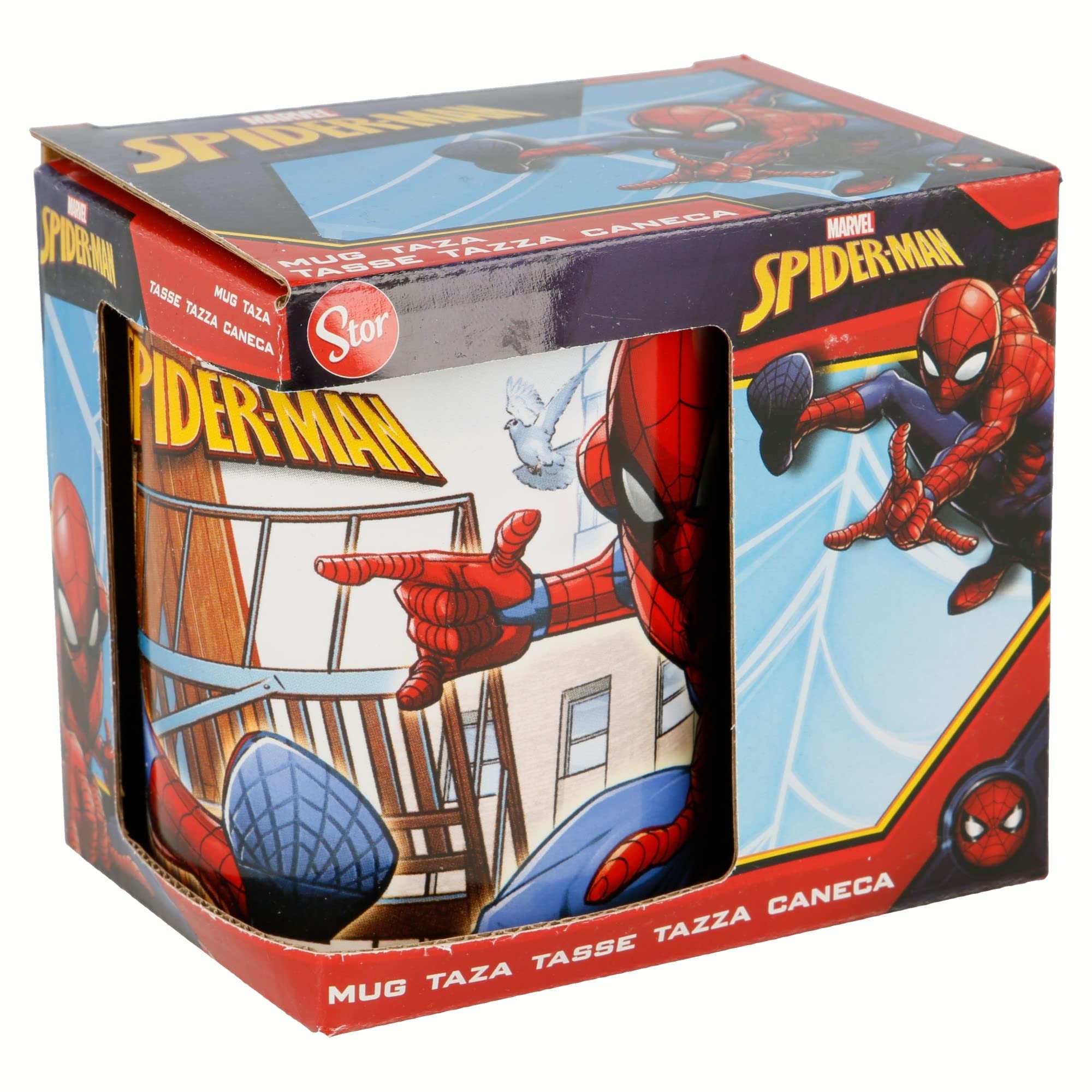 Taza De CeráMica De 325 Ml En Caja Regalo De Spider-Man Taza De CeráMica De 325 Ml En Caja Regalo De Spider-Man